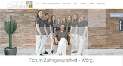 Desktop Screenshot of forum-zahngesundheit.at