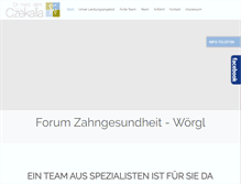 Tablet Screenshot of forum-zahngesundheit.at